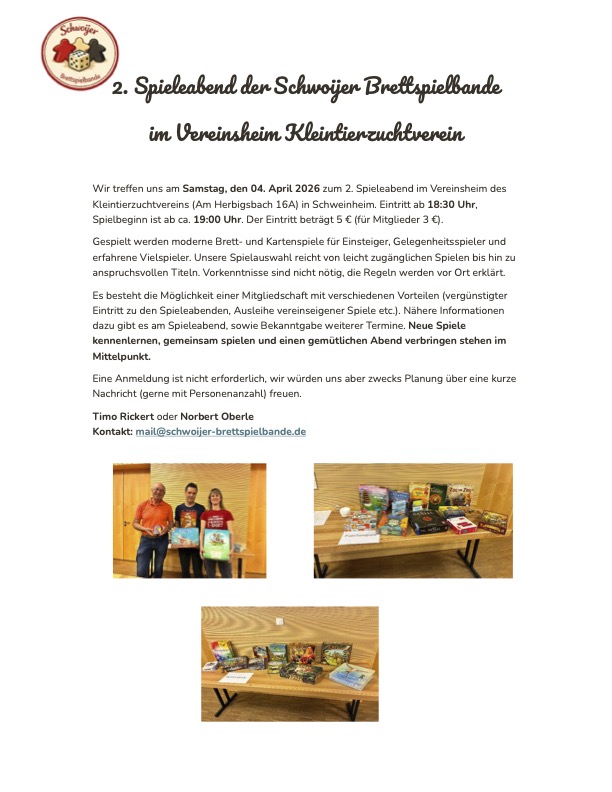 2. spieleabend 04. april 2026